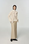 SWAYING/KNIT linen straight skirt SW23AW3B18 linen